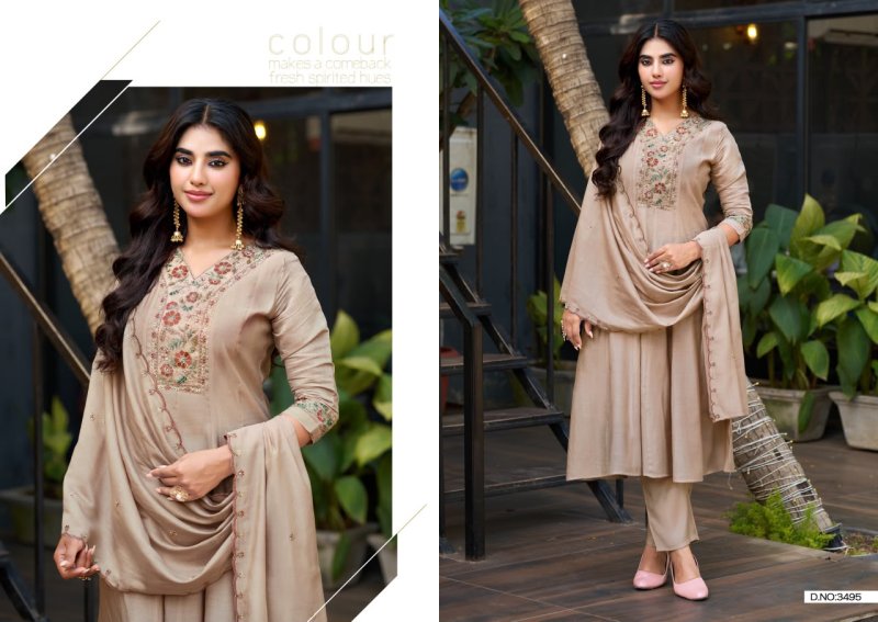 Ladies Flavour 3495 And 3497 Kurti With Bottom Dupatta